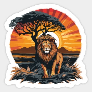 Lion Safari Animal Beauty Nature Wildlife Discovery Sticker